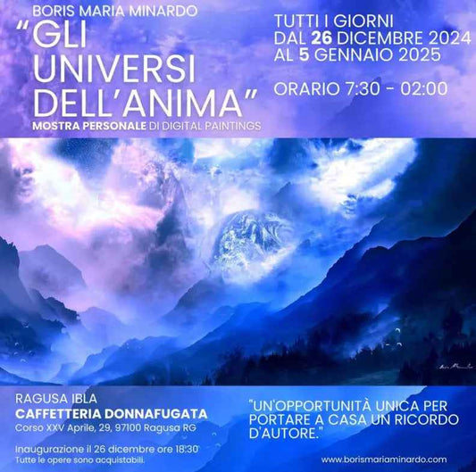 Boris Maria Minardo: “Gli Universi dell’Anima” - Galleria d'arte Il Babuino