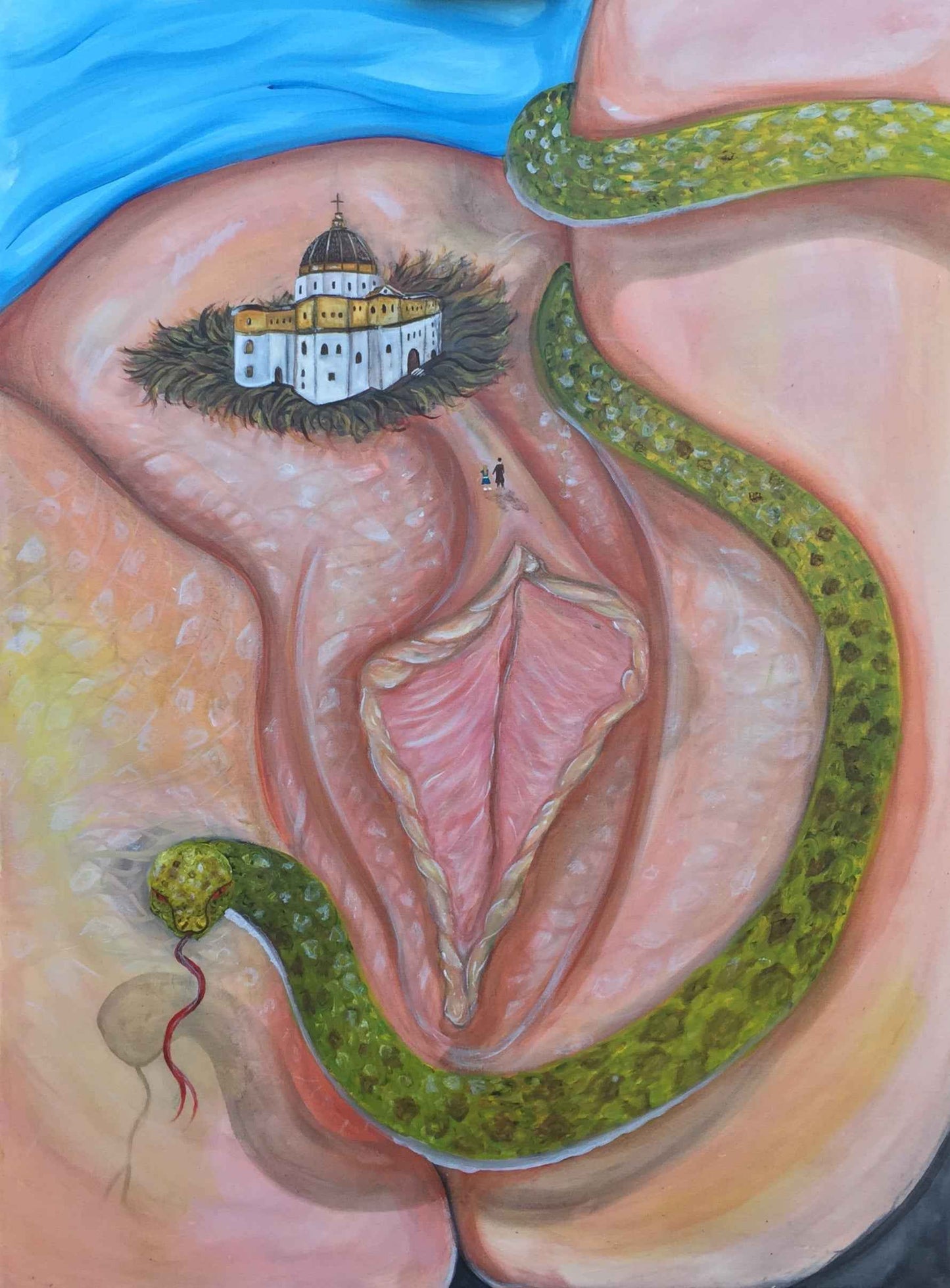 Francesco Graci - il serpente custodisce il tempio - Galleria d'arte Il Babuino