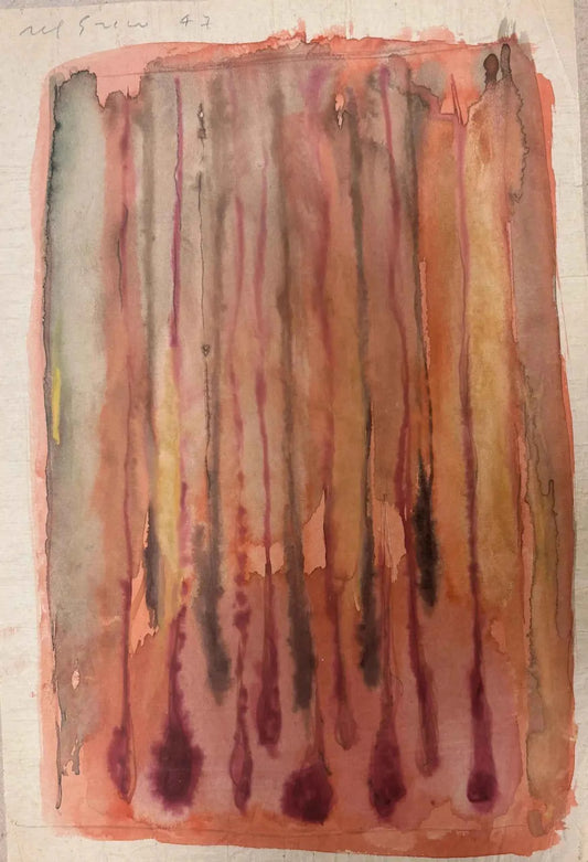 Pietro Del Greco - Tempera su Carta 1947 - Galleria d'arte Il Babuino