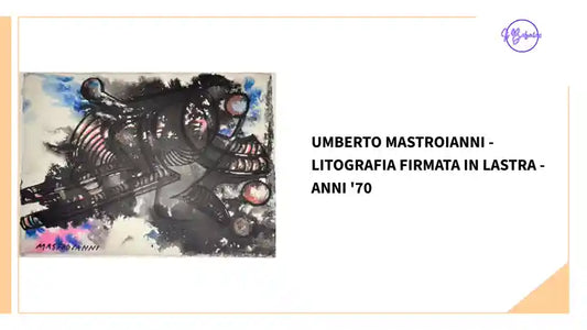 Umberto Mastroianni - Litografia firmata in lastra - anni &#039;70 by@Outfy