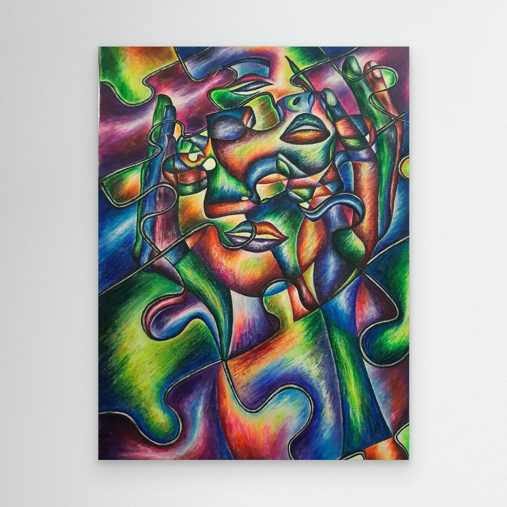 Il puzzle della personalità – Roxana Miclea | Stampa su tela incorniciata